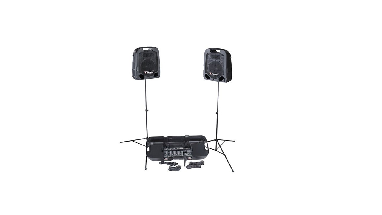 5 channel, (PA) sound system d